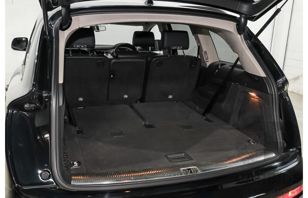 03/2015 Audi Q7 3.0 TDI Quattro AWD MY15 4d Wagon Ocra Black Metallic Turbo Diesel 3.0L
