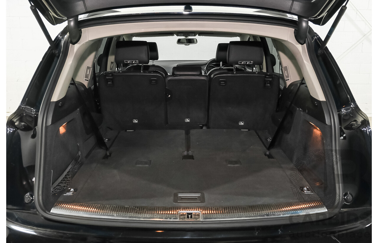 03/2015 Audi Q7 3.0 TDI Quattro AWD MY15 4d Wagon Ocra Black Metallic Turbo Diesel 3.0L