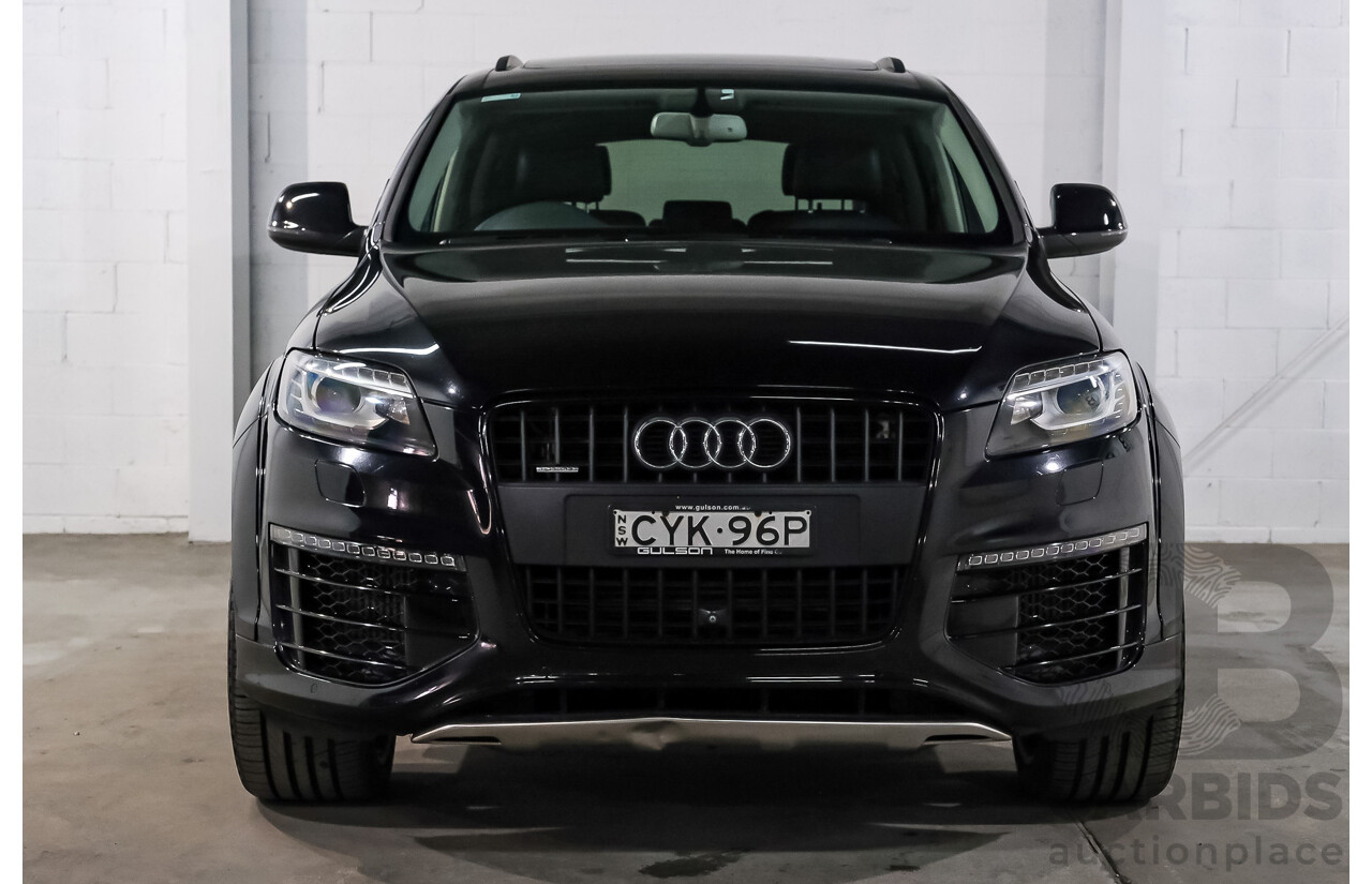 03/2015 Audi Q7 3.0 TDI Quattro AWD MY15 4d Wagon Ocra Black Metallic Turbo Diesel 3.0L