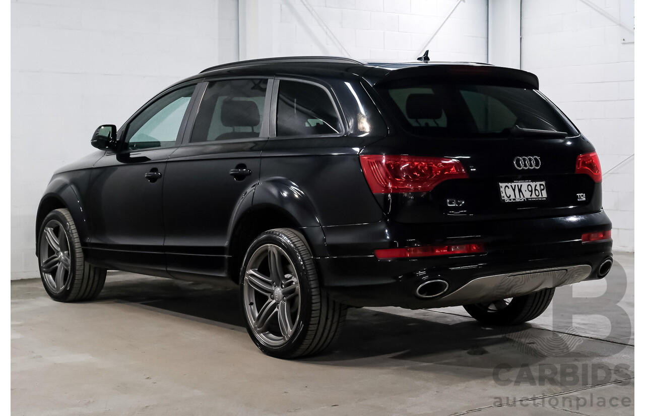 03/2015 Audi Q7 3.0 TDI Quattro AWD MY15 4d Wagon Ocra Black Metallic Turbo Diesel 3.0L