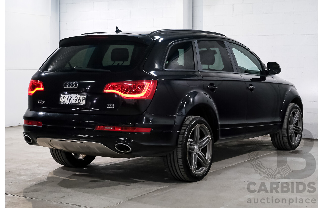 03/2015 Audi Q7 3.0 TDI Quattro AWD MY15 4d Wagon Ocra Black Metallic Turbo Diesel 3.0L