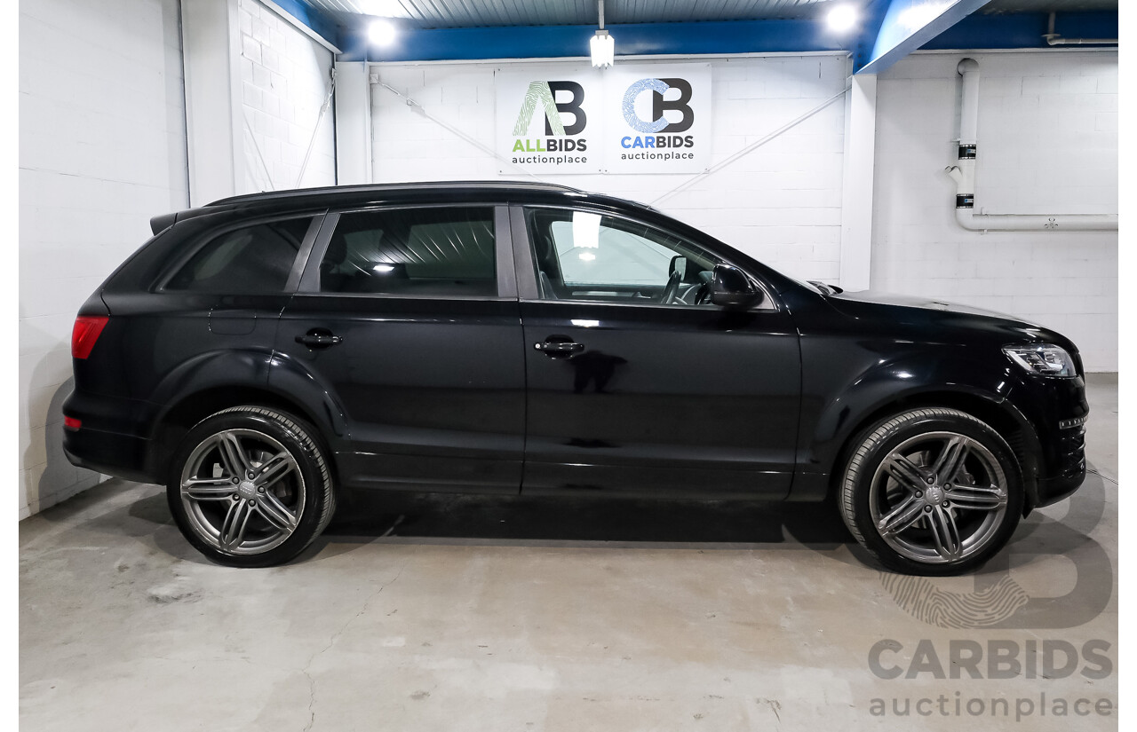 03/2015 Audi Q7 3.0 TDI Quattro AWD MY15 4d Wagon Ocra Black Metallic Turbo Diesel 3.0L