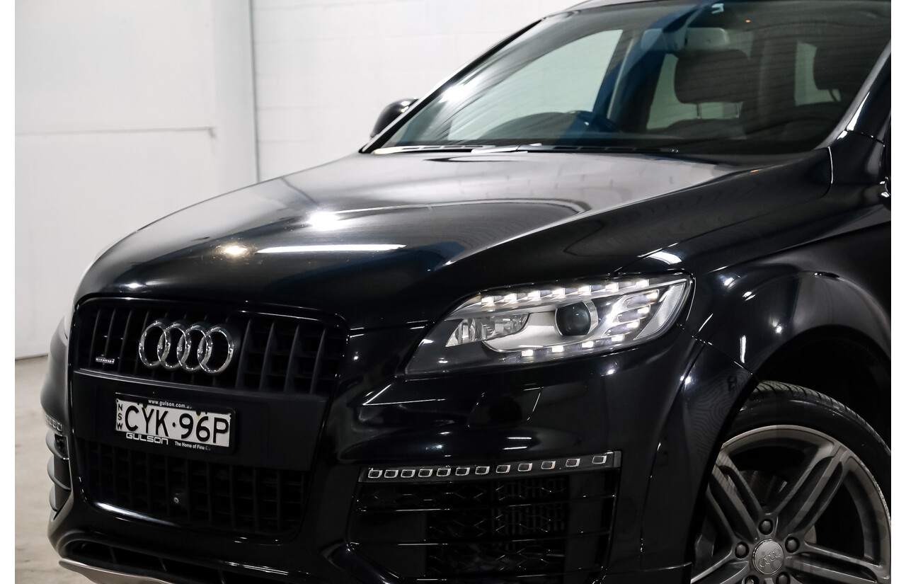 03/2015 Audi Q7 3.0 TDI Quattro AWD MY15 4d Wagon Ocra Black Metallic Turbo Diesel 3.0L