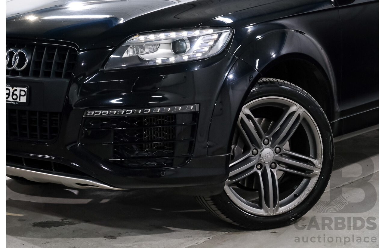 03/2015 Audi Q7 3.0 TDI Quattro AWD MY15 4d Wagon Ocra Black Metallic Turbo Diesel 3.0L