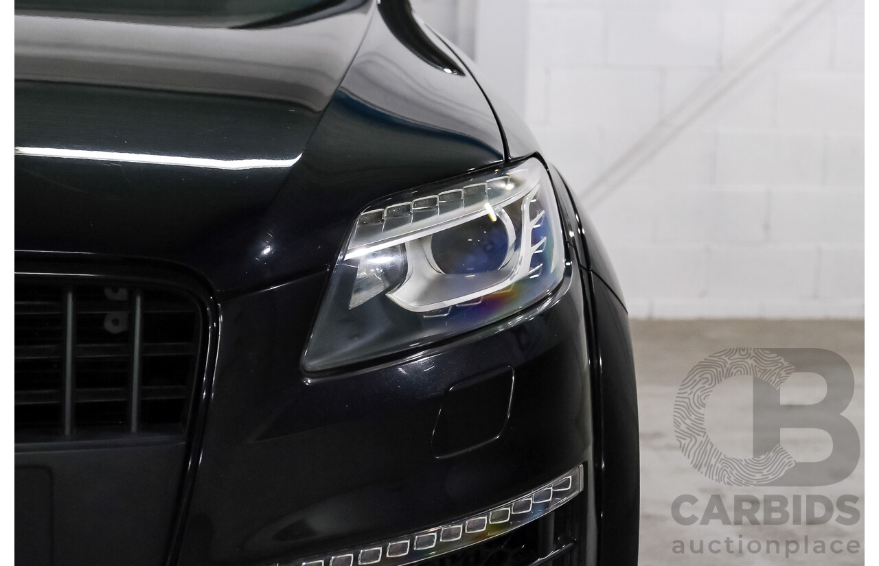 03/2015 Audi Q7 3.0 TDI Quattro AWD MY15 4d Wagon Ocra Black Metallic Turbo Diesel 3.0L