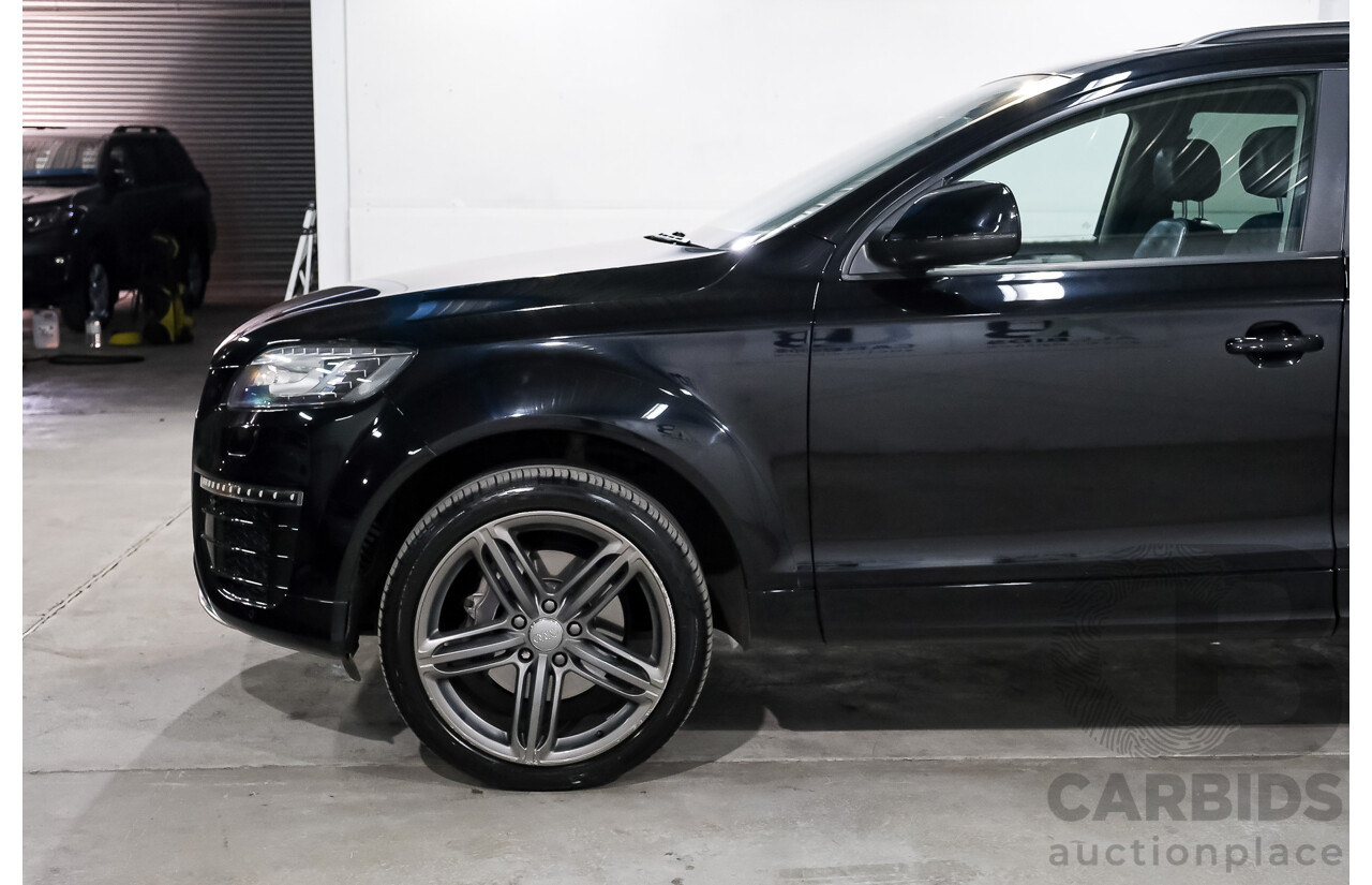 03/2015 Audi Q7 3.0 TDI Quattro AWD MY15 4d Wagon Ocra Black Metallic Turbo Diesel 3.0L