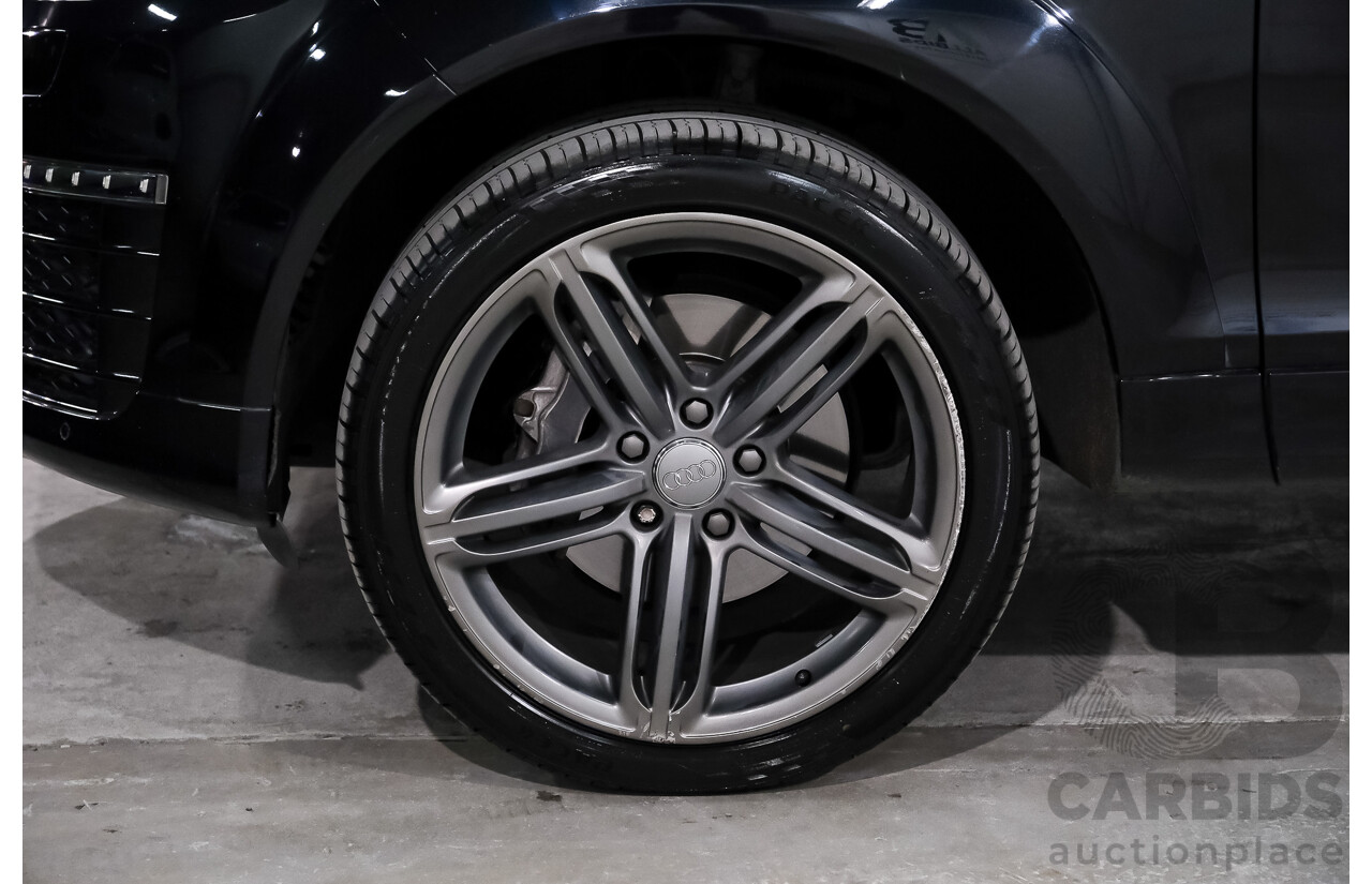 03/2015 Audi Q7 3.0 TDI Quattro AWD MY15 4d Wagon Ocra Black Metallic Turbo Diesel 3.0L