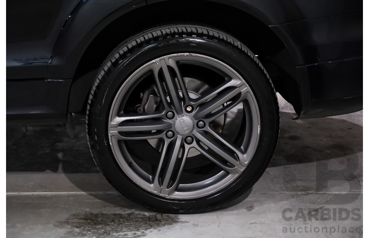 03/2015 Audi Q7 3.0 TDI Quattro AWD MY15 4d Wagon Ocra Black Metallic Turbo Diesel 3.0L