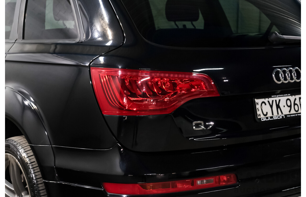 03/2015 Audi Q7 3.0 TDI Quattro AWD MY15 4d Wagon Ocra Black Metallic Turbo Diesel 3.0L