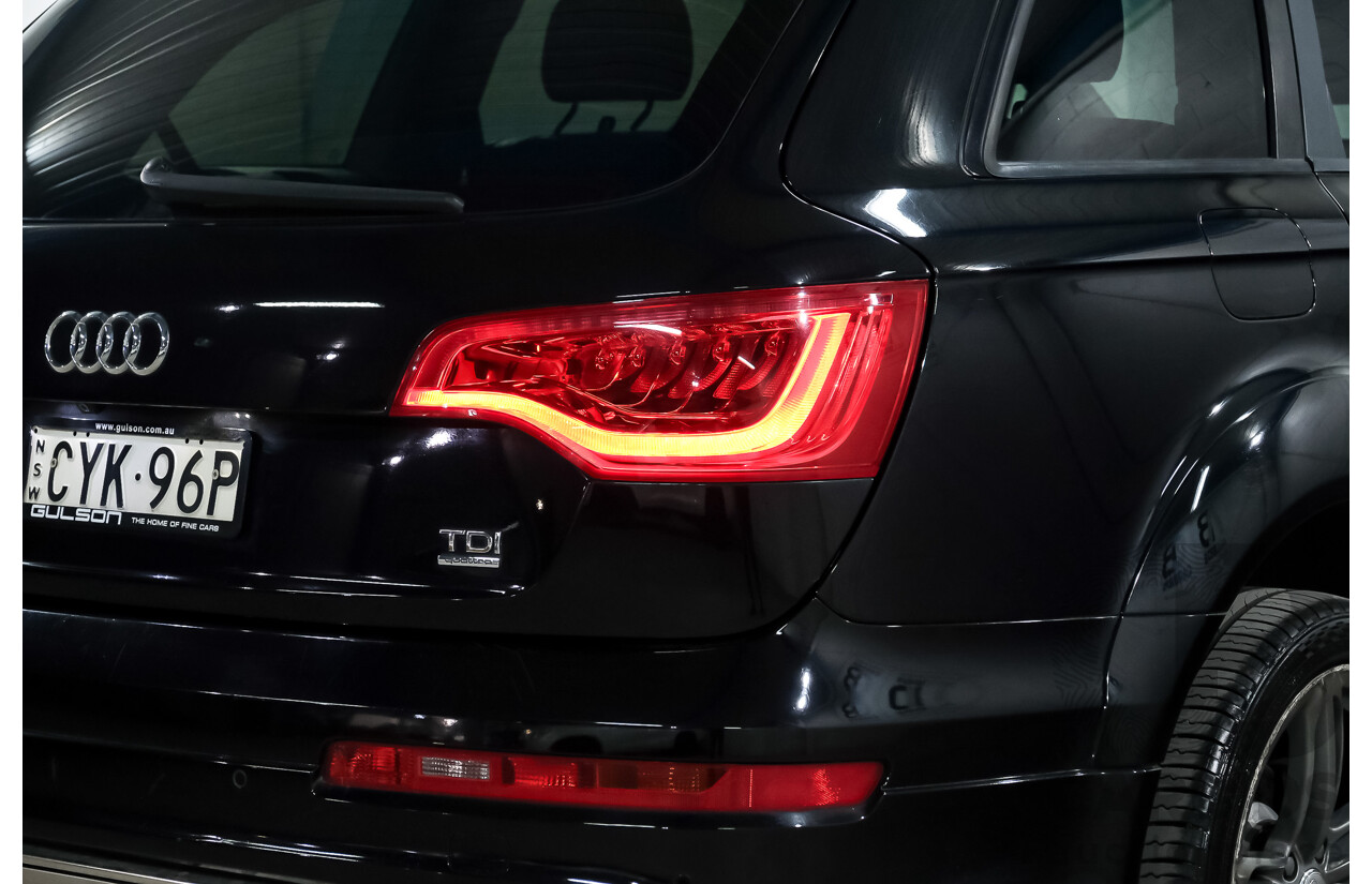 03/2015 Audi Q7 3.0 TDI Quattro AWD MY15 4d Wagon Ocra Black Metallic Turbo Diesel 3.0L