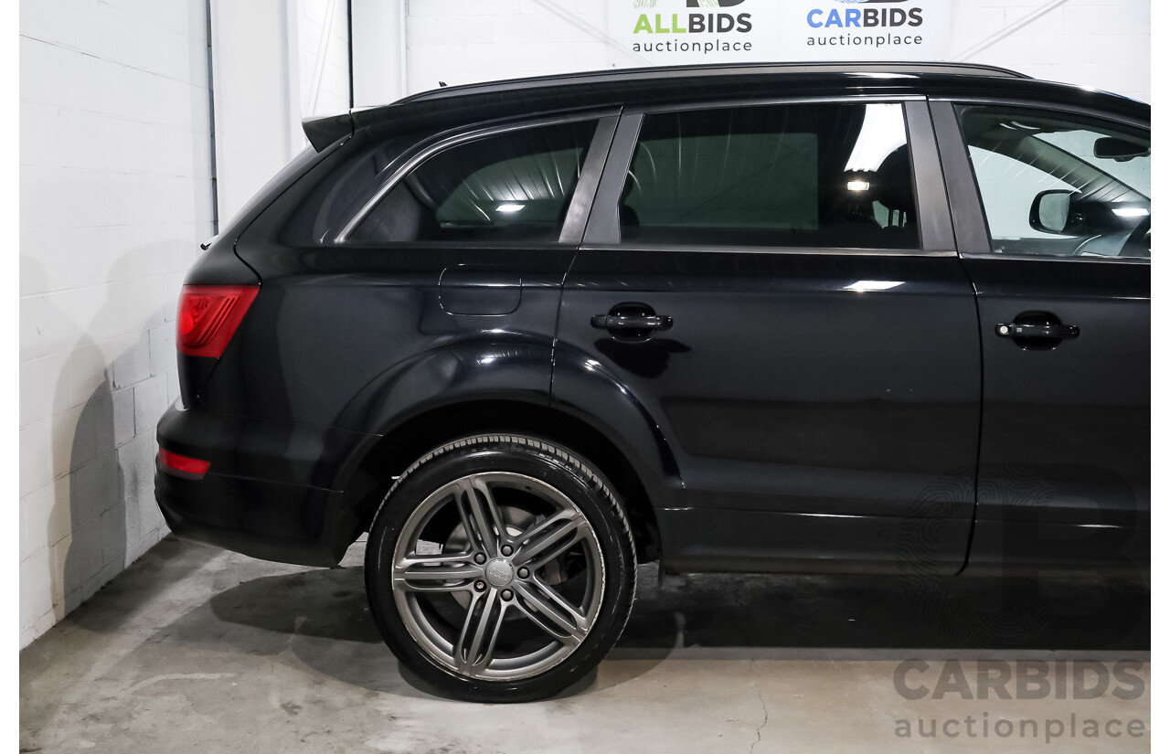 03/2015 Audi Q7 3.0 TDI Quattro AWD MY15 4d Wagon Ocra Black Metallic Turbo Diesel 3.0L