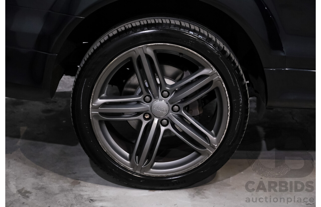 03/2015 Audi Q7 3.0 TDI Quattro AWD MY15 4d Wagon Ocra Black Metallic Turbo Diesel 3.0L