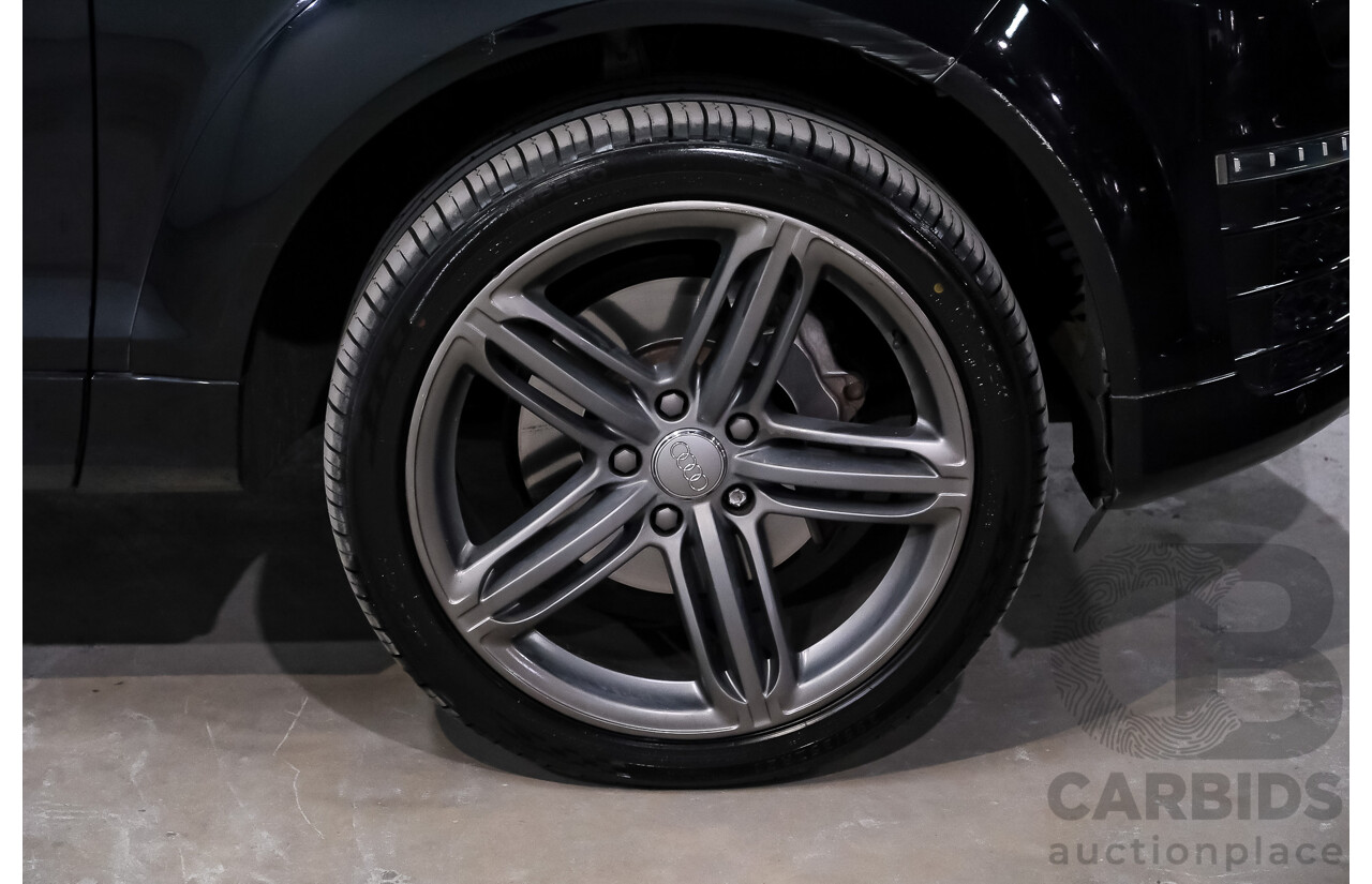 03/2015 Audi Q7 3.0 TDI Quattro AWD MY15 4d Wagon Ocra Black Metallic Turbo Diesel 3.0L