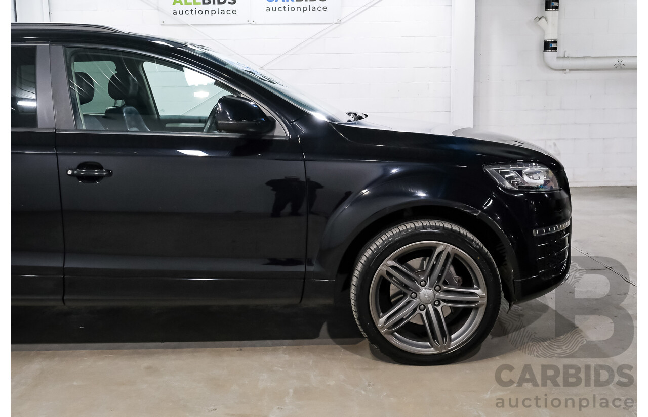 03/2015 Audi Q7 3.0 TDI Quattro AWD MY15 4d Wagon Ocra Black Metallic Turbo Diesel 3.0L
