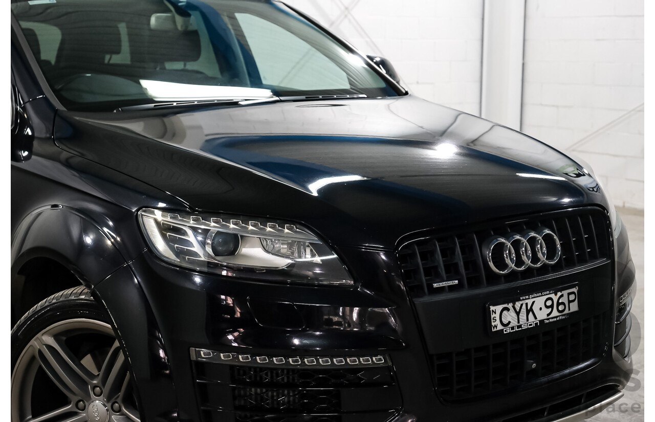 03/2015 Audi Q7 3.0 TDI Quattro AWD MY15 4d Wagon Ocra Black Metallic Turbo Diesel 3.0L