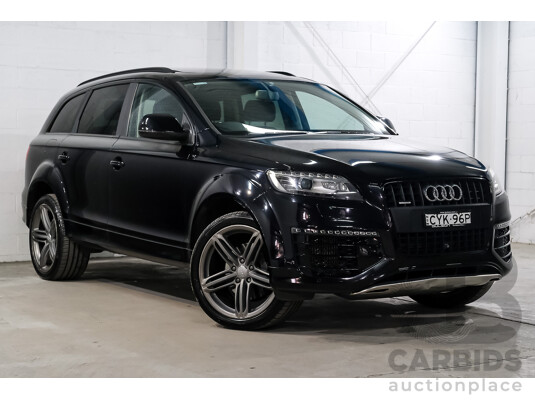 03/2015 Audi Q7 3.0 TDI Quattro AWD MY15 4d Wagon Ocra Black Metallic Turbo Diesel 3.0L