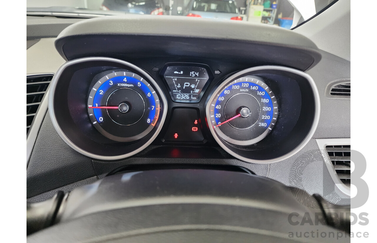 03/2015 Hyundai Elantra Active Special Edition MD SERIES 2 (MD3) 4d Sedan White 1.8L