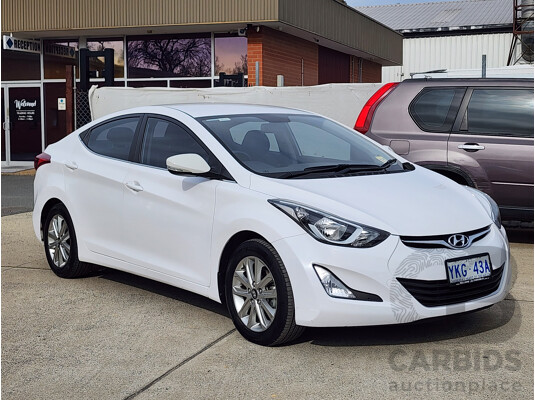 03/2015 Hyundai Elantra Active Special Edition MD SERIES 2 (MD3) 4d Sedan White 1.8L