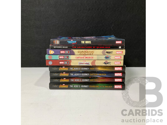 Collection of Nine Marvel Books