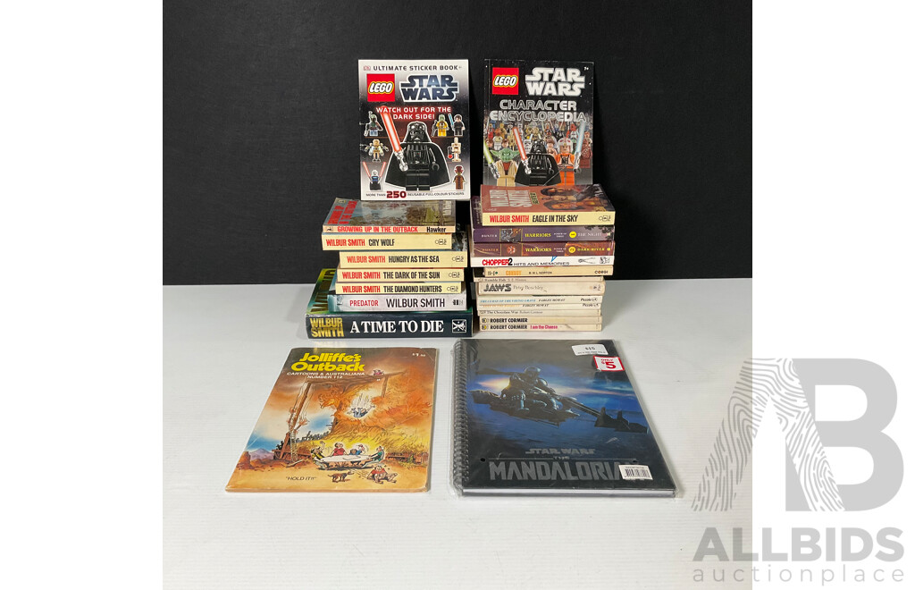 Collection of Movie, Music, Wilbur Smith and More Books
