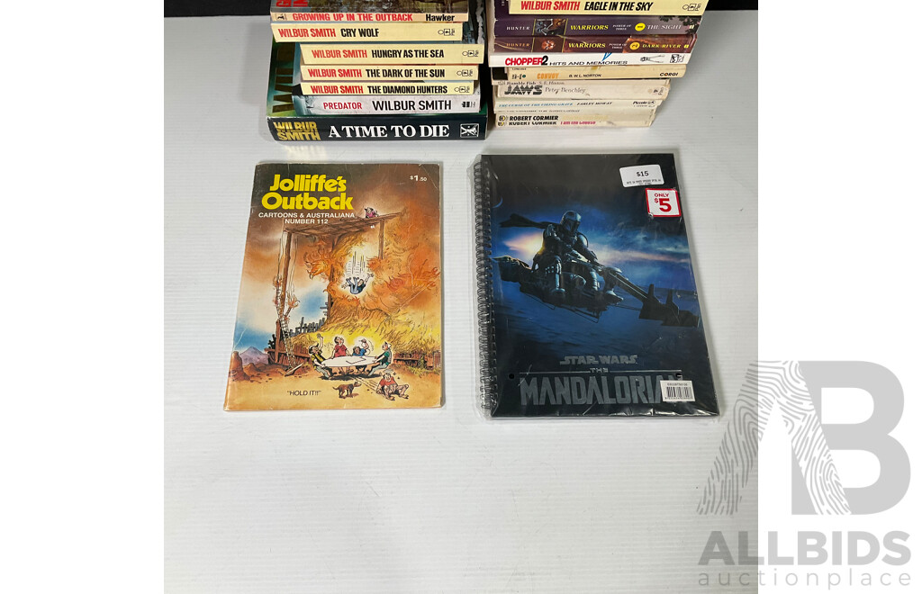Collection of Movie, Music, Wilbur Smith and More Books