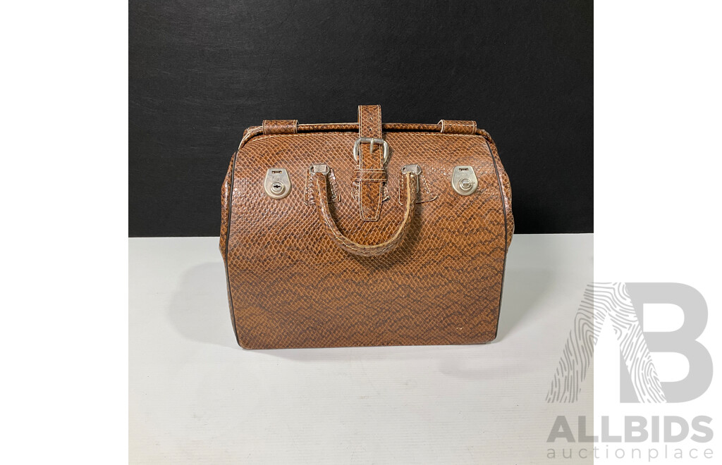 Set of Three Vintage Doctor Bags
