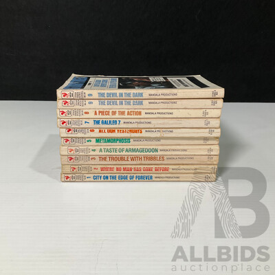 Set of Star Trek Mandala Productions Books