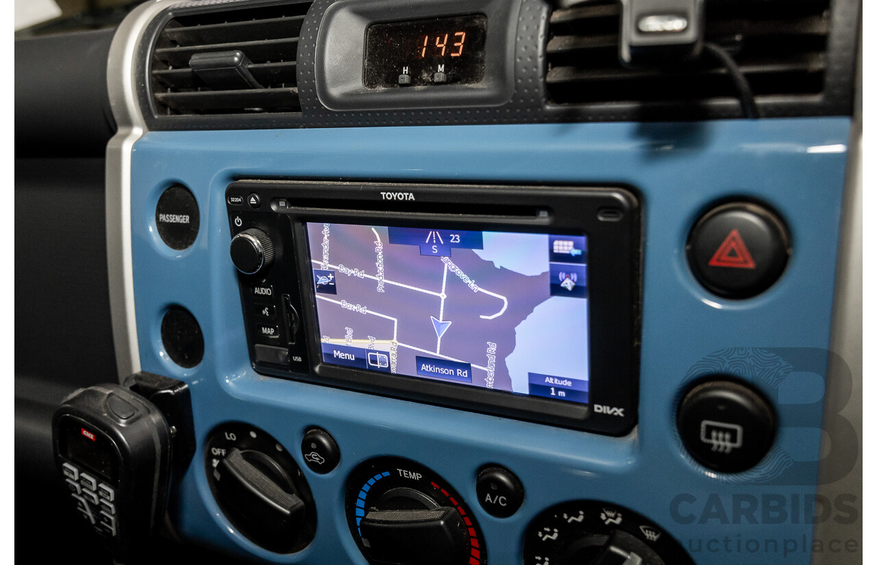 05/2012 Toyota FJ Cruiser 4x4 GSJ15R 4d Wagon Blue 4.0L