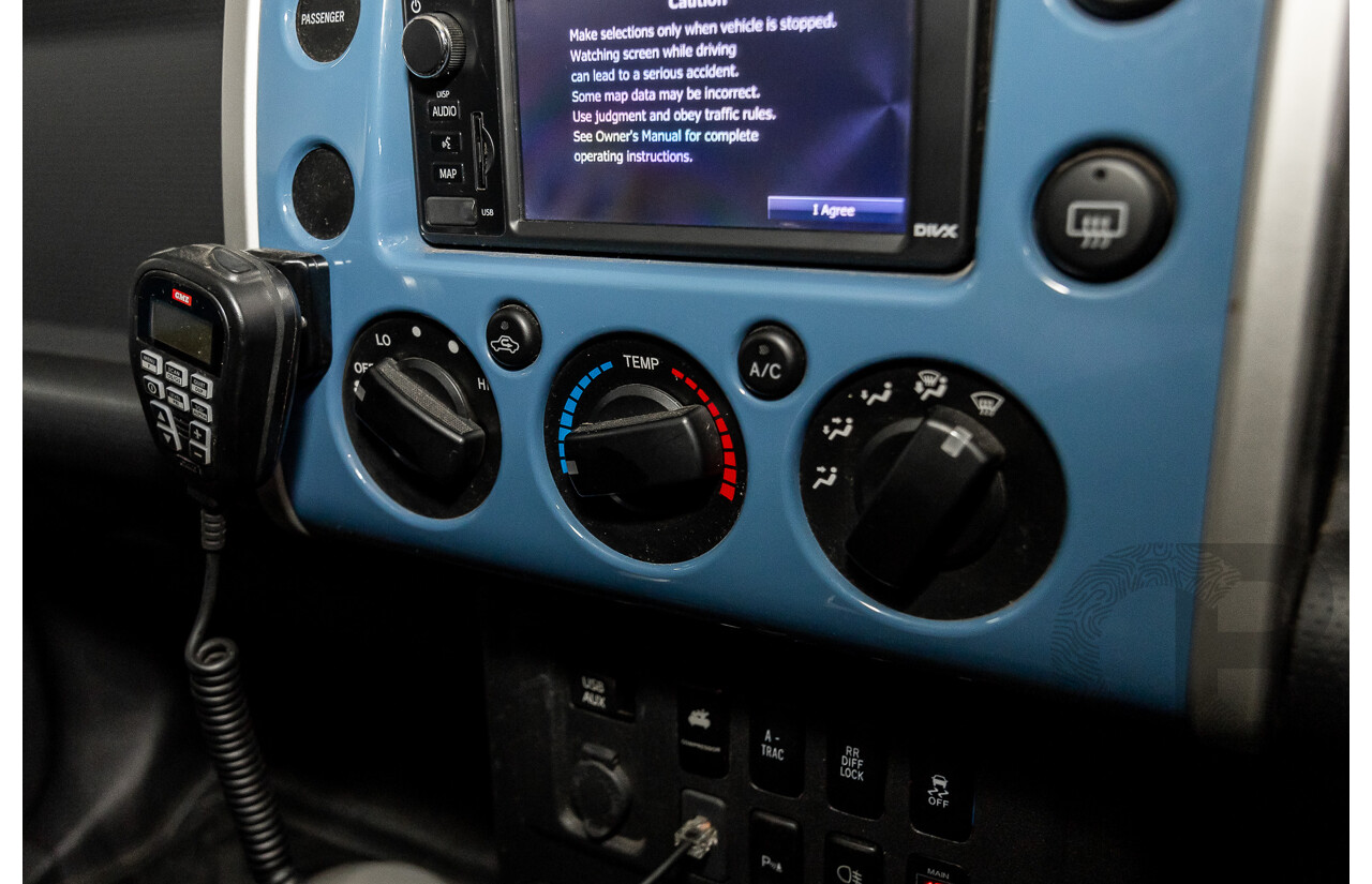 05/2012 Toyota FJ Cruiser 4x4 GSJ15R 4d Wagon Blue 4.0L