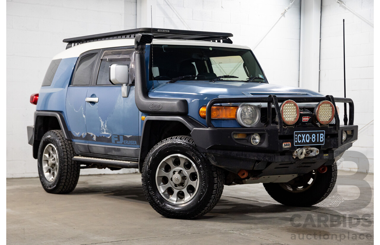 05/2012 Toyota FJ Cruiser 4x4 GSJ15R 4d Wagon Blue 4.0L