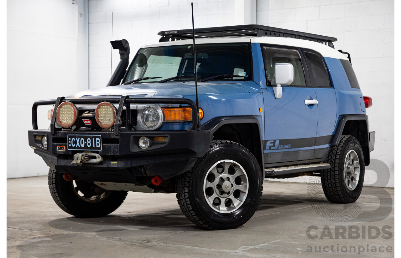 05/2012 Toyota FJ Cruiser 4x4 GSJ15R 4d Wagon Blue 4.0L