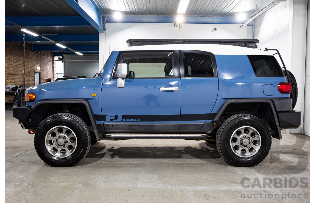 05/2012 Toyota FJ Cruiser 4x4 GSJ15R 4d Wagon Blue 4.0L
