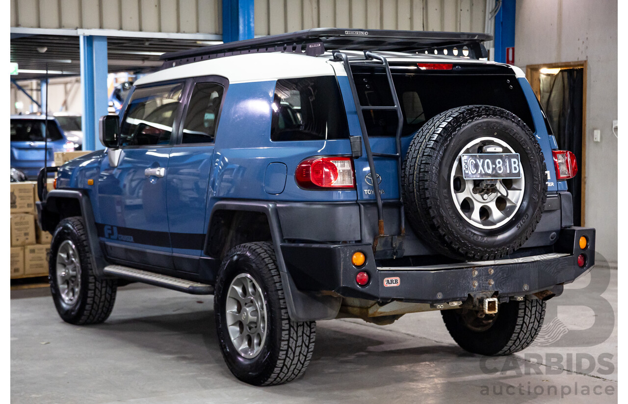 05/2012 Toyota FJ Cruiser 4x4 GSJ15R 4d Wagon Blue 4.0L