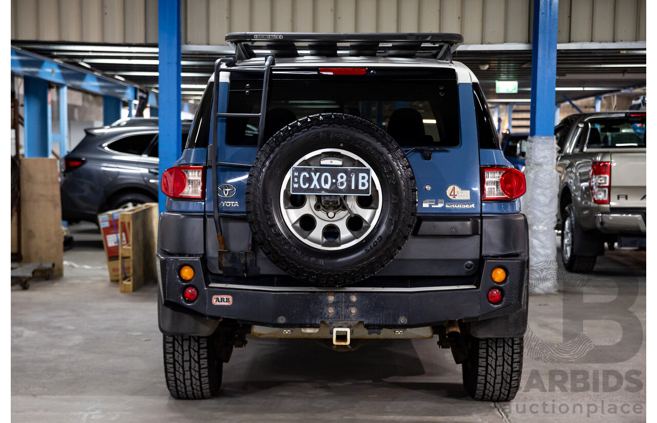 05/2012 Toyota FJ Cruiser 4x4 GSJ15R 4d Wagon Blue 4.0L