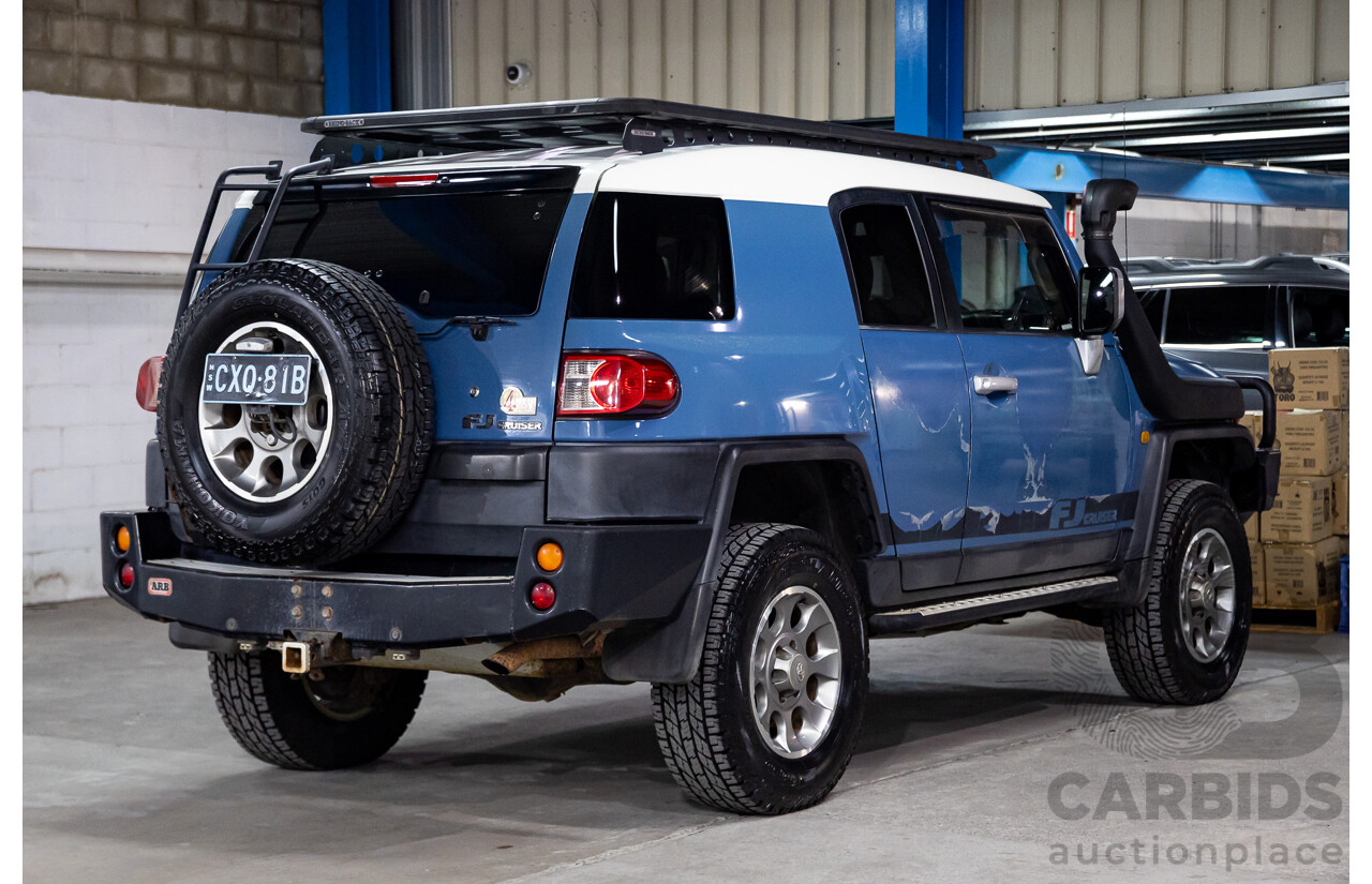 05/2012 Toyota FJ Cruiser 4x4 GSJ15R 4d Wagon Blue 4.0L