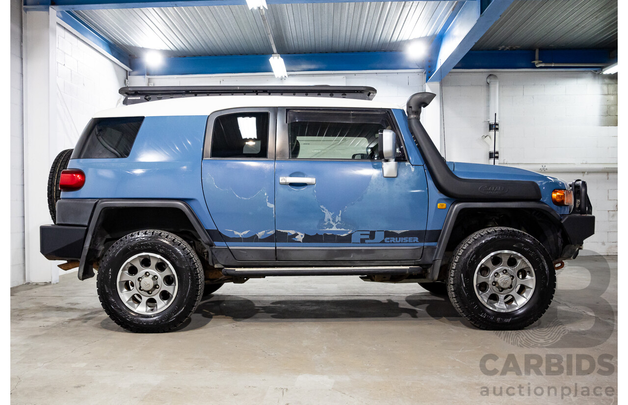 05/2012 Toyota FJ Cruiser 4x4 GSJ15R 4d Wagon Blue 4.0L