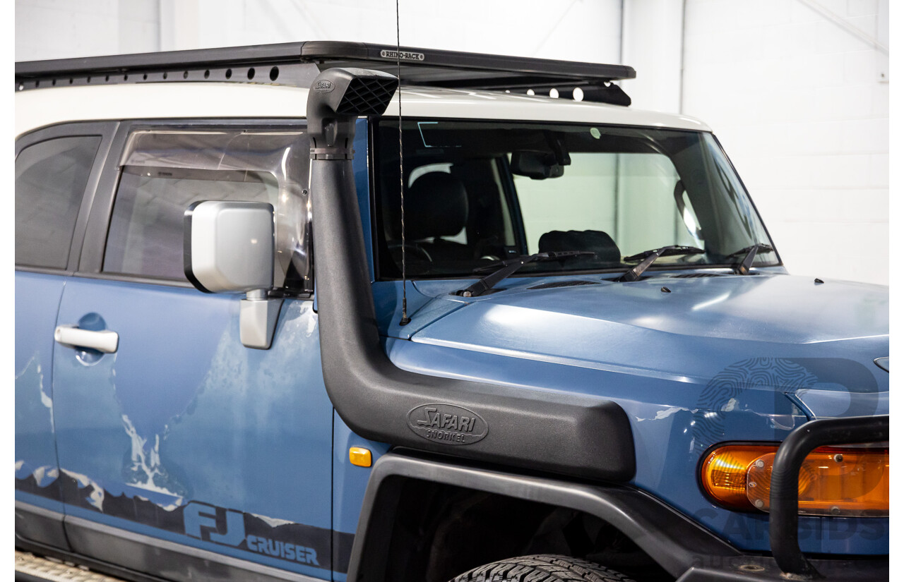 05/2012 Toyota FJ Cruiser 4x4 GSJ15R 4d Wagon Blue 4.0L