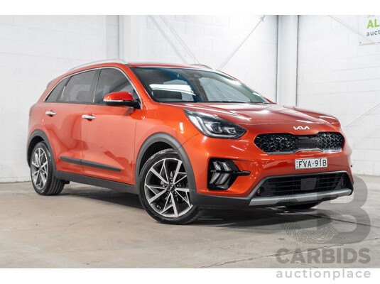 08/2021 Kia Niro HEV Sport DE MY21 4D Wagon Sunset Orange Hybrid 1.6L
