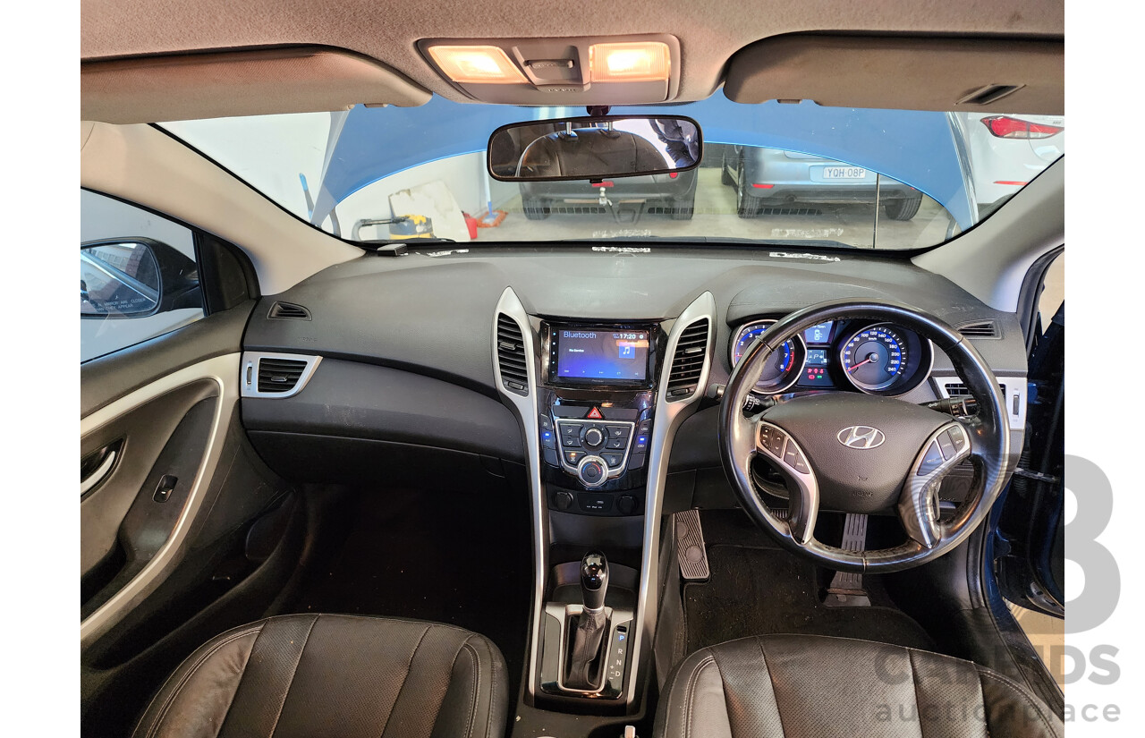 04/2014 Hyundai i30 Trophy GD MY14 5d Hatchback Blue 1.8L