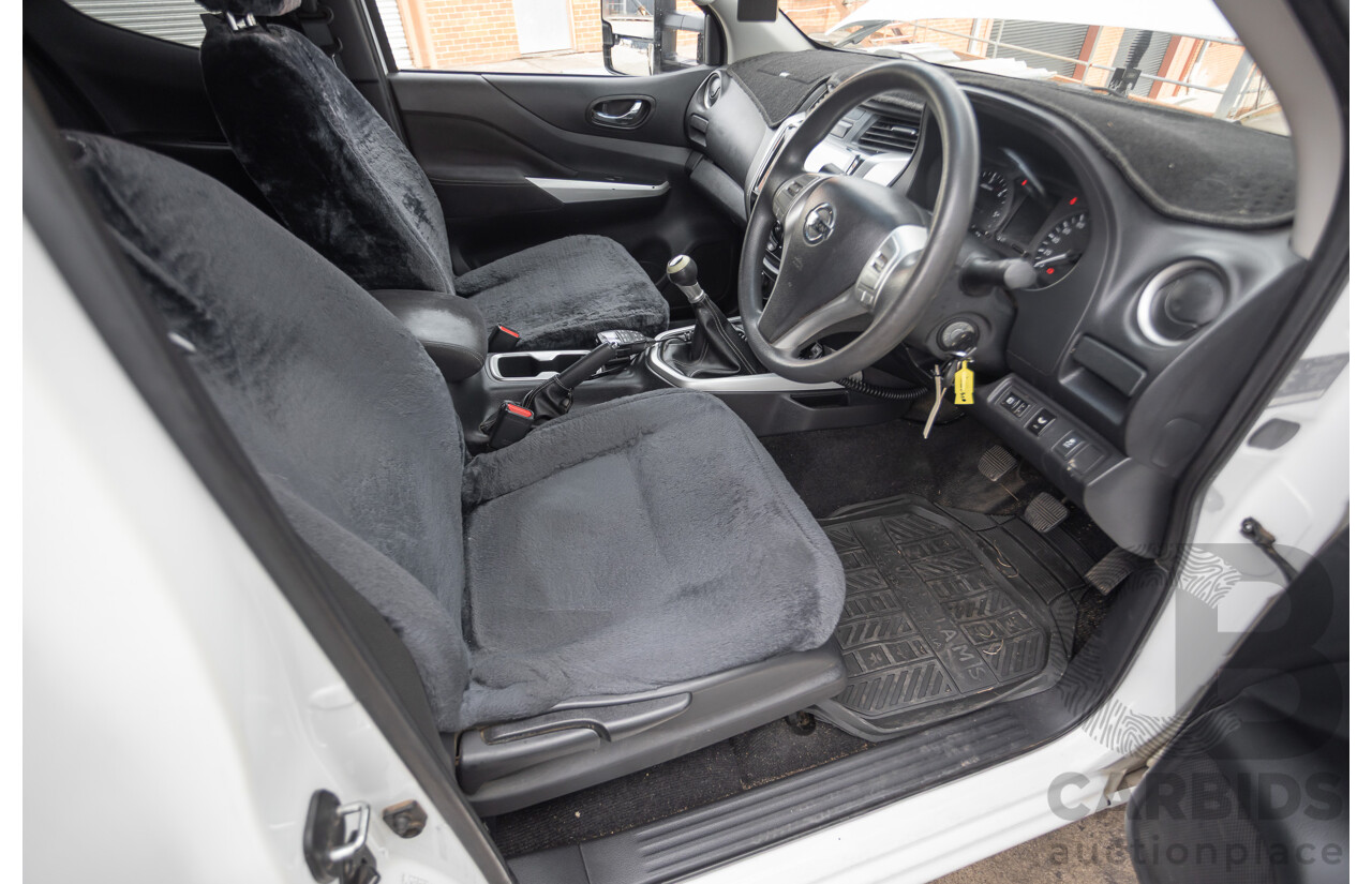 11/2016 Nissan Navara RX (4x4) NP300 D23 King Cab White Turbo Diesel 2.3L