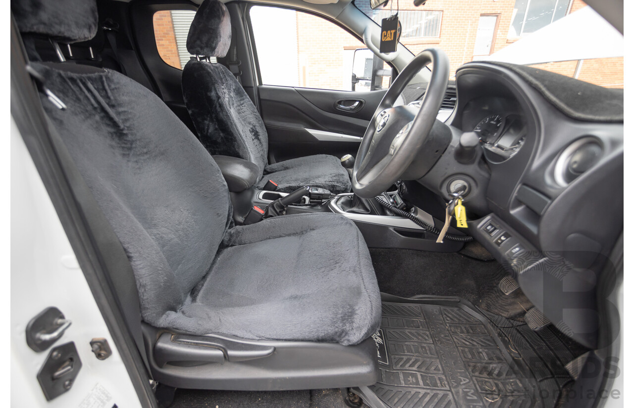 11/2016 Nissan Navara RX (4x4) NP300 D23 King Cab White Turbo Diesel 2.3L