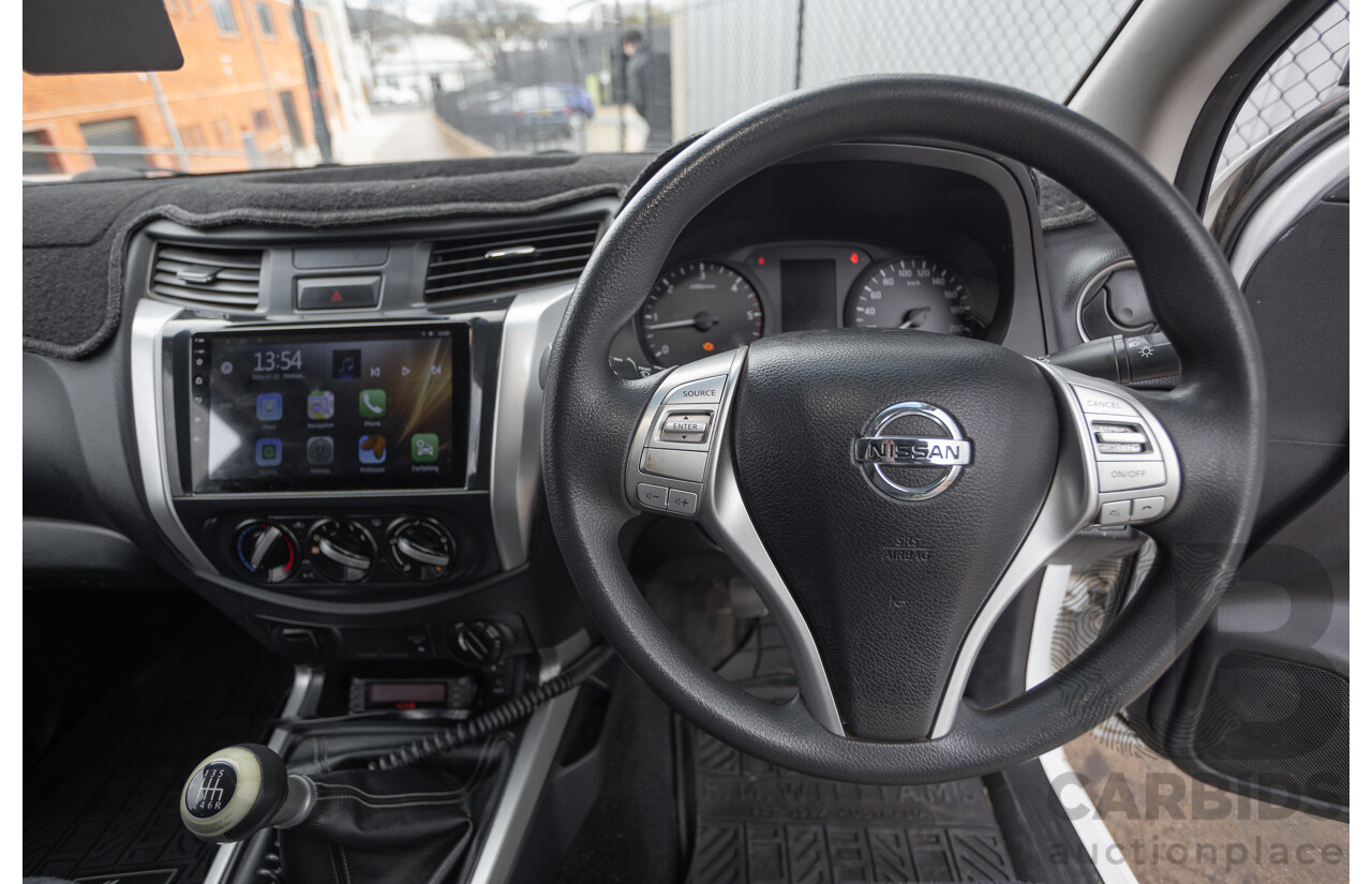 11/2016 Nissan Navara RX (4x4) NP300 D23 King Cab White Turbo Diesel 2.3L