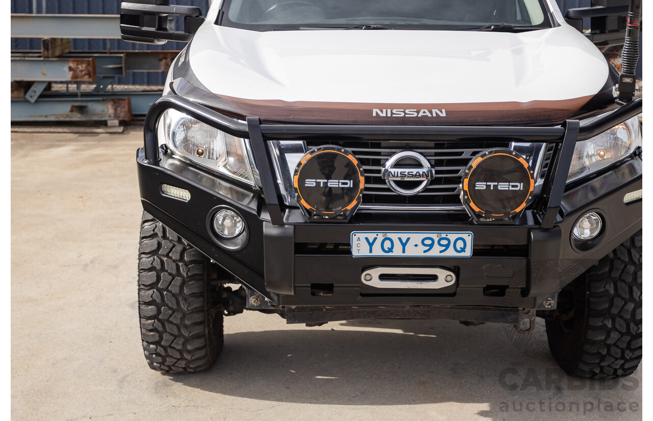 11/2016 Nissan Navara RX (4x4) NP300 D23 King Cab White Turbo Diesel 2.3L