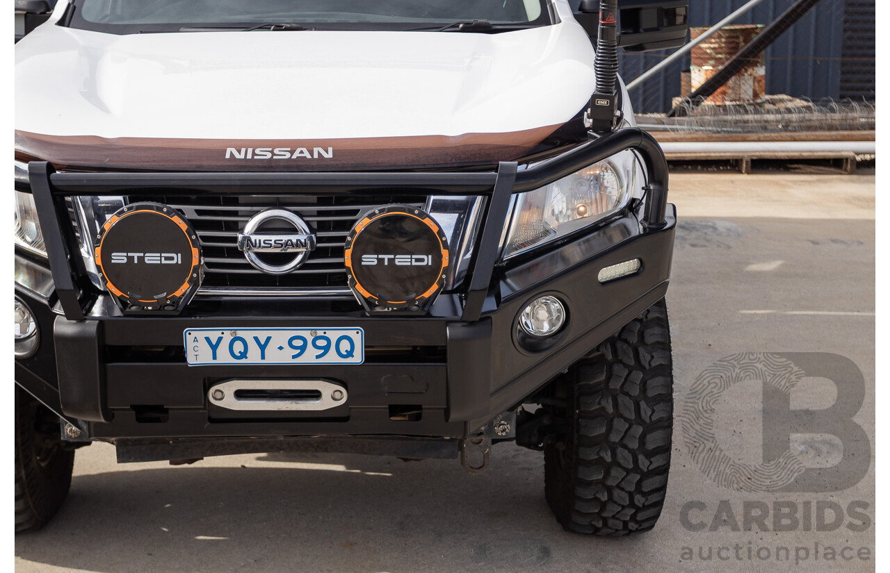 11/2016 Nissan Navara RX (4x4) NP300 D23 King Cab White Turbo Diesel 2.3L