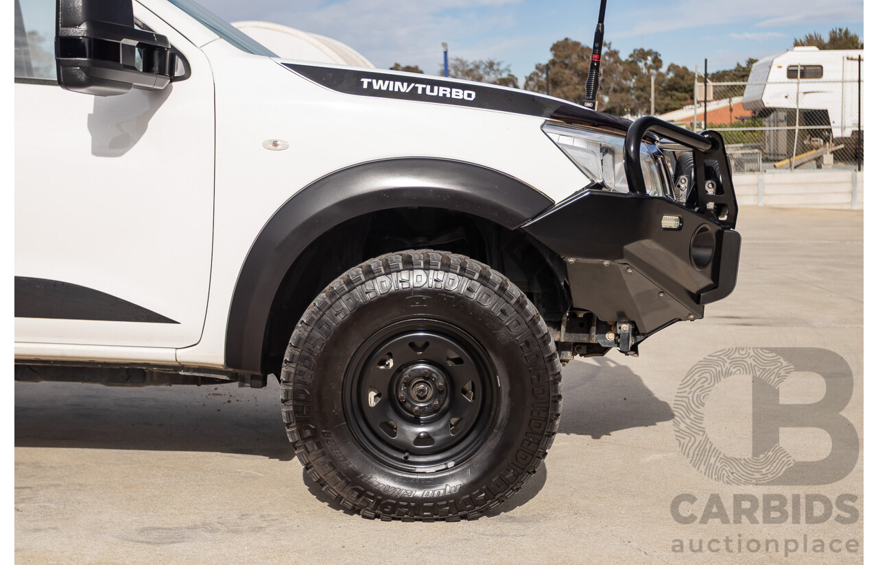 11/2016 Nissan Navara RX (4x4) NP300 D23 King Cab White Turbo Diesel 2.3L