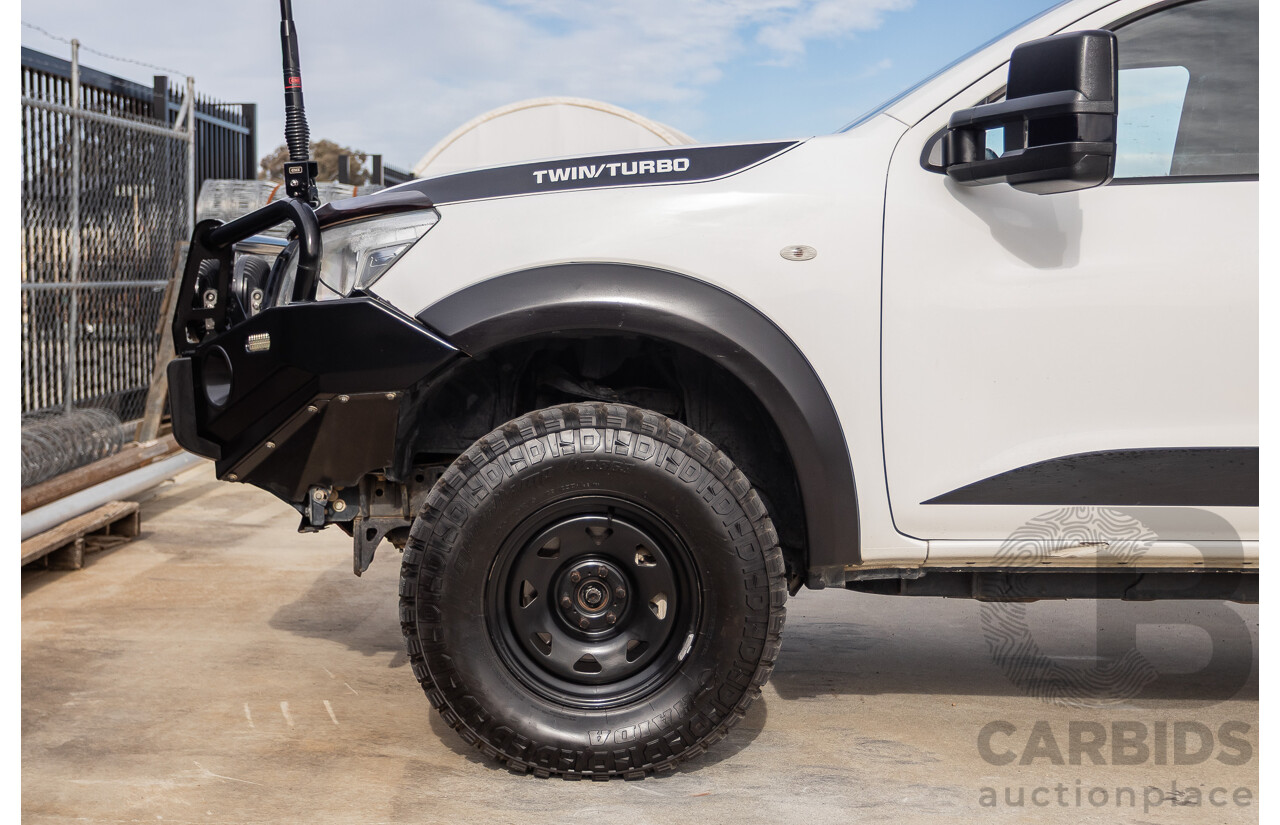 11/2016 Nissan Navara RX (4x4) NP300 D23 King Cab White Turbo Diesel 2.3L