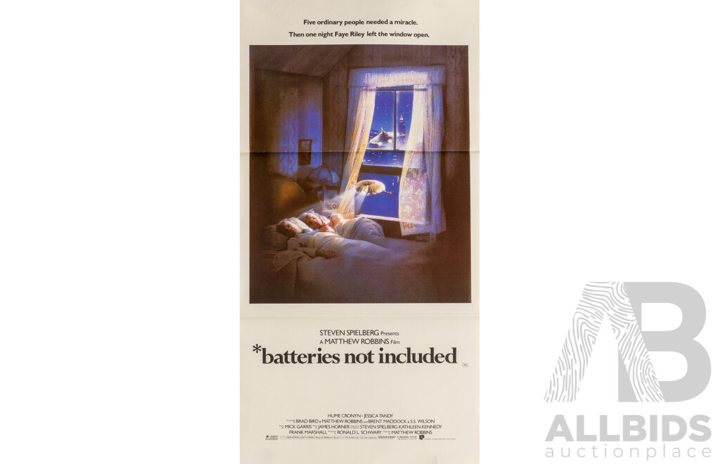Vintage 'Batteries Not Included' Unframed Daybill Poster (M.A.P.S. Lithographic Print)