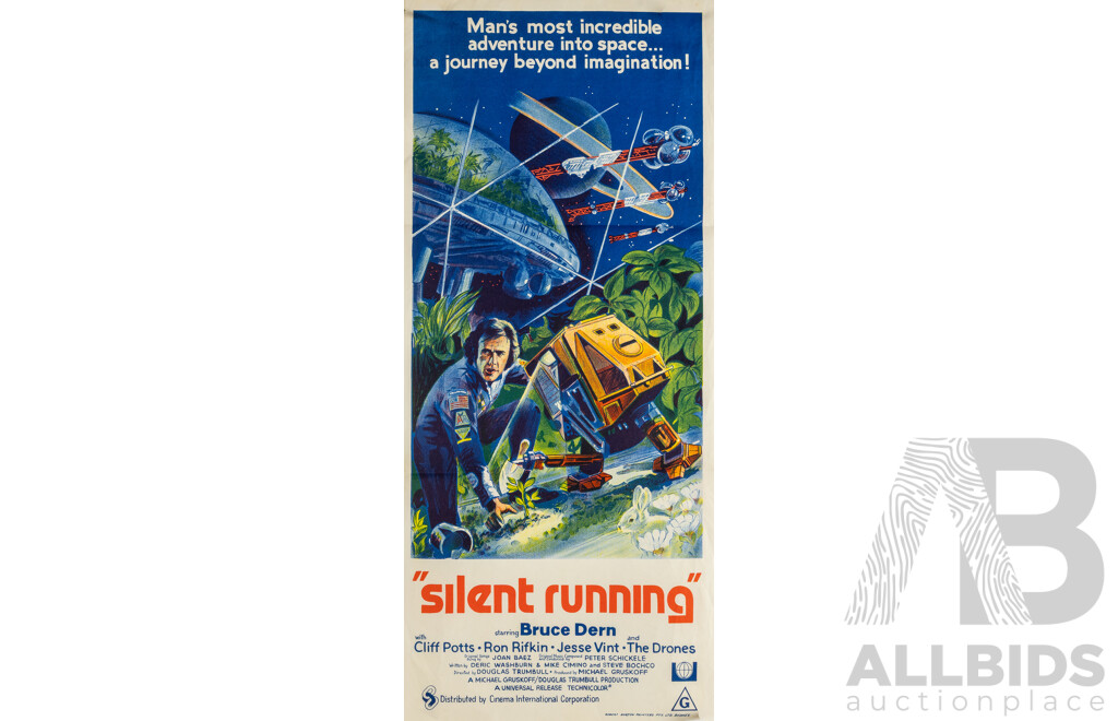Vintage 'Silent Running' Unframed Daybill Poster, 1972 (M.A.P.S. Lithographic Print)