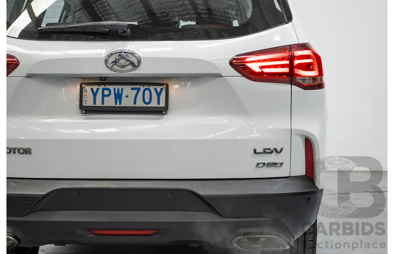 11/2021 LDV D90 Executive (RWD) SV9A 4D Wagon Blanc White Turbo 2.0L - 7-Seater