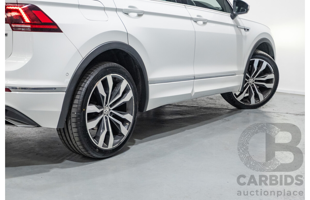 4/2019 Volkswagen Tiguan 162 TSI Highline R-Line Pack (AWD) 5NA MY19 4d Wagon Pure White Turbo 2.0L